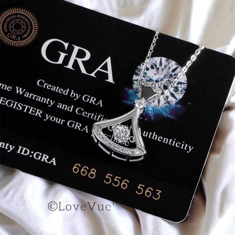 Certified 1/2ct. t.w. Diamond Dancing Princess Necklace - Picture 7 of 16